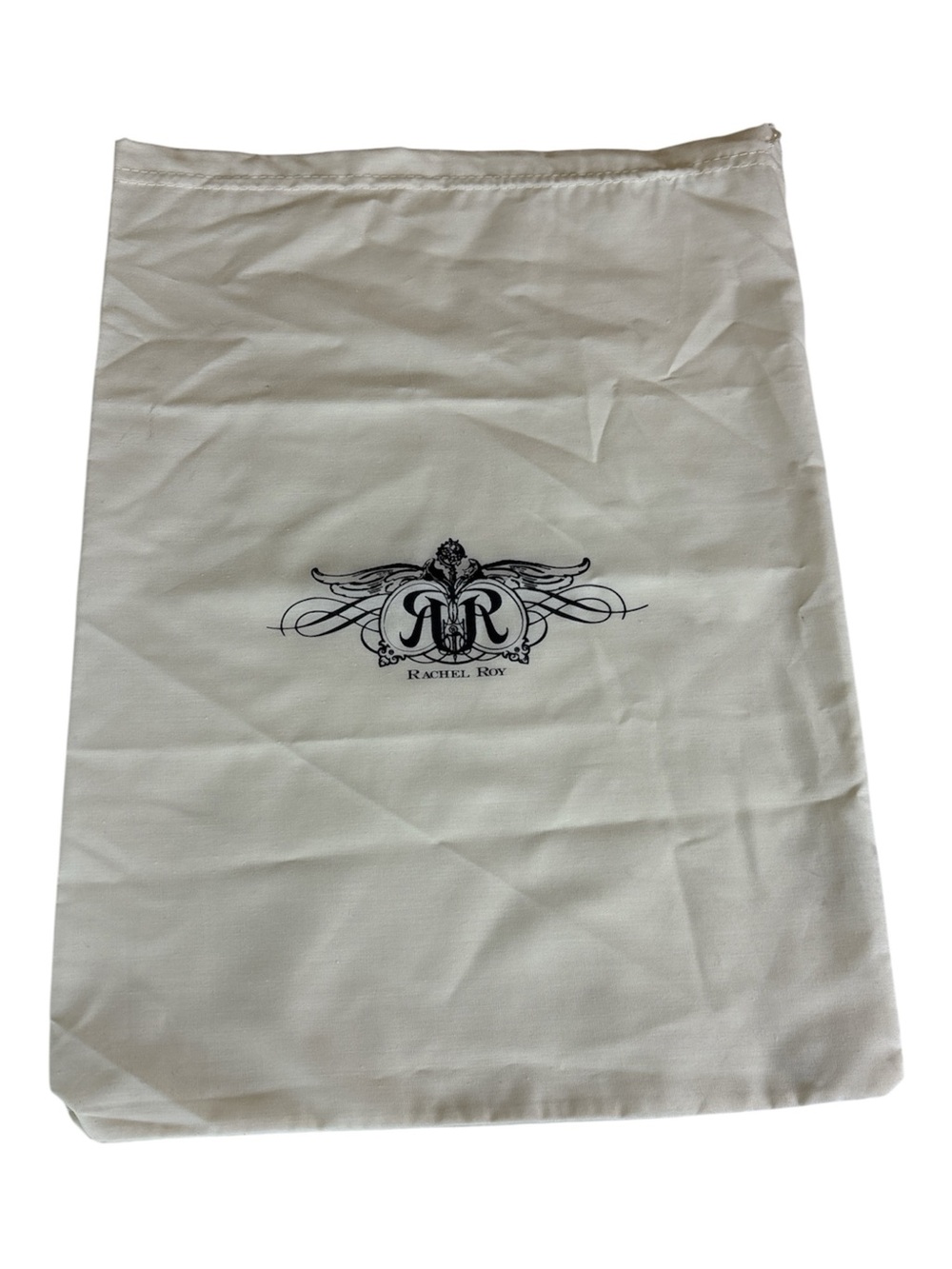 Rachel Roy Cream Dust Bag with Black Logo